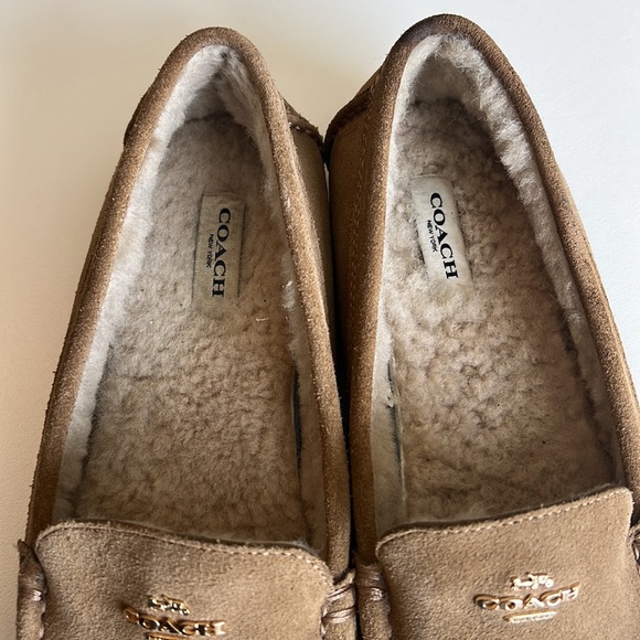 Coach Marley Suede Loafers Size 7 W Original Box - Picture 4 of 7